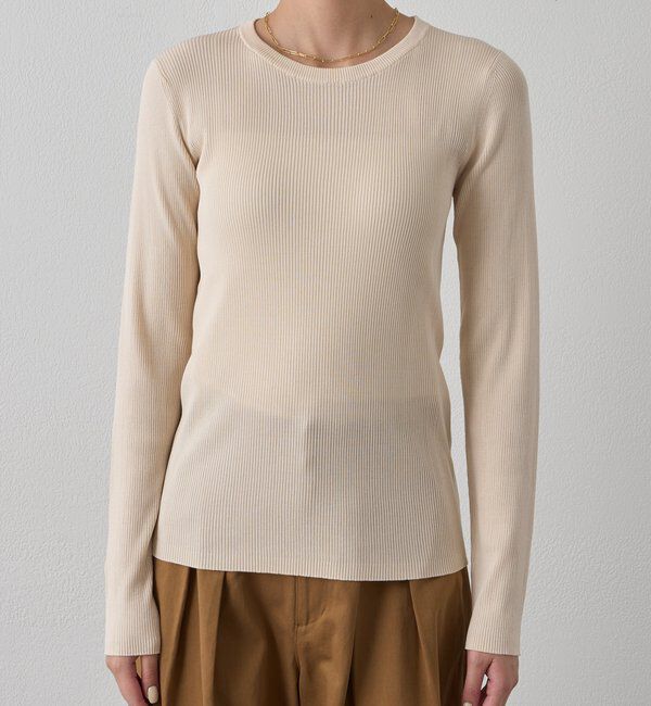  「BASICクルーニット」|ニット・セーター|