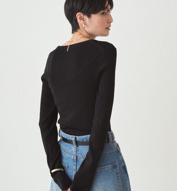  「BASICクルーニット」|ニット・セーター|