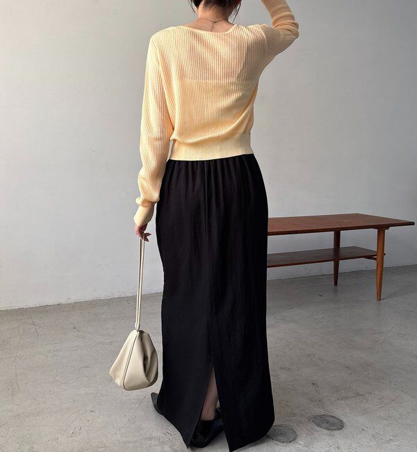  「シアーリブカーディガン」|カーディガン|