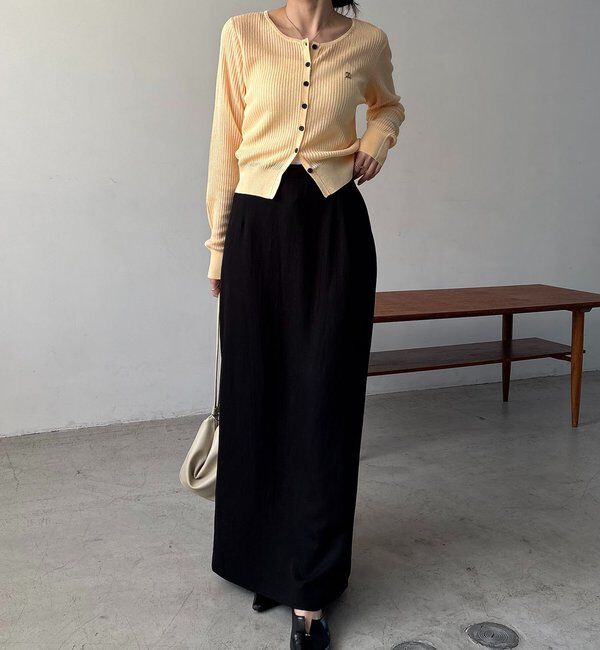  「シアーリブカーディガン」|カーディガン|