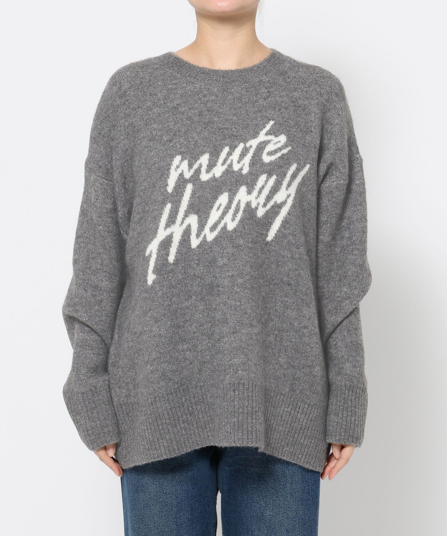 LOWRYS FARM「ロゴニットプルオーバーＬＳ」|ニット・セーター|