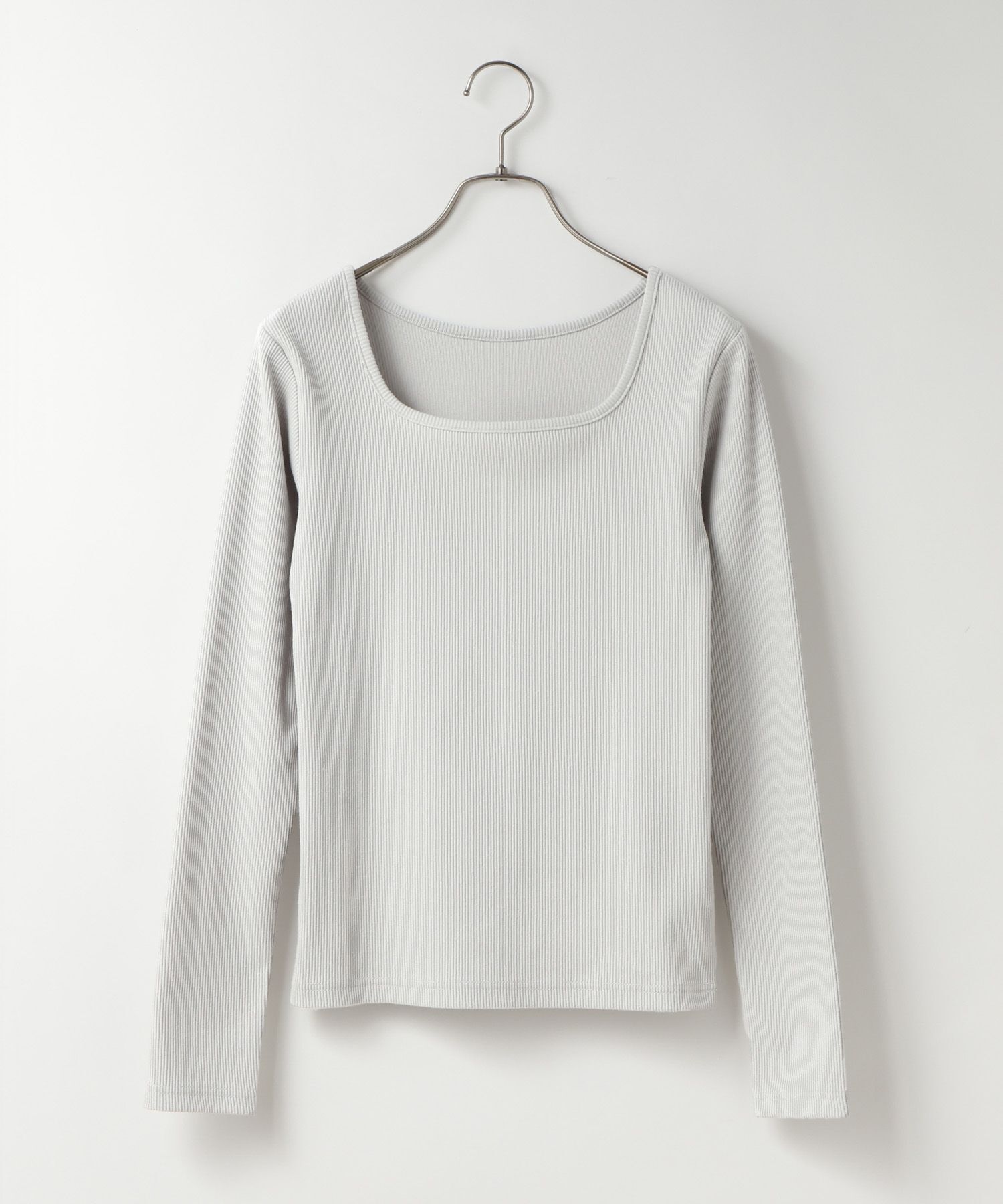 LOWRYS FARM「 リブタイトＬＳ」|Tシャツ・カットソー|GRY2