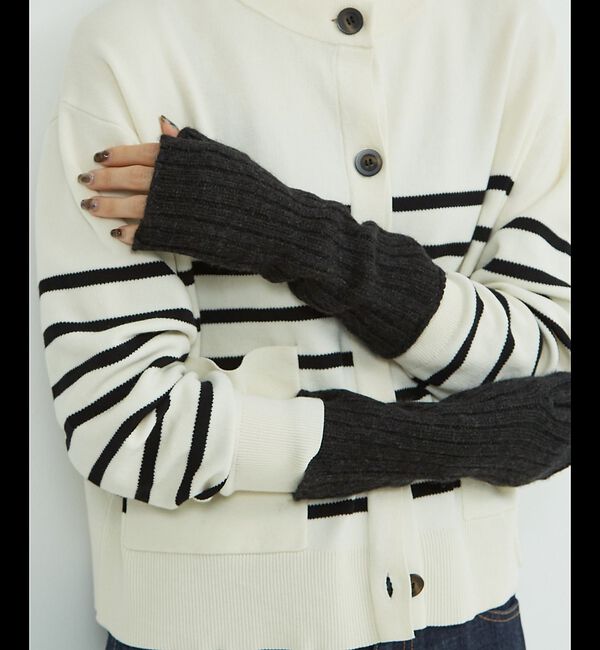 collex「【WILLIAM BRUNTON】カシミヤリブリストウォーマー」|手袋|