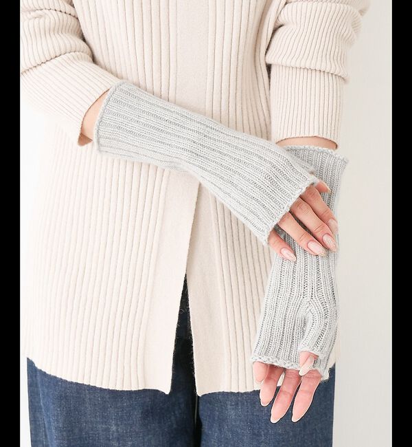 collex「【WILLIAM BRUNTON】カシミヤリブリストウォーマー」|手袋|