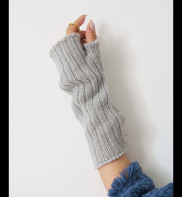 collex「【WILLIAM BRUNTON】カシミヤリブリストウォーマー」|手袋|