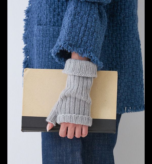collex「【WILLIAM BRUNTON】カシミヤリブリストウォーマー」|手袋|