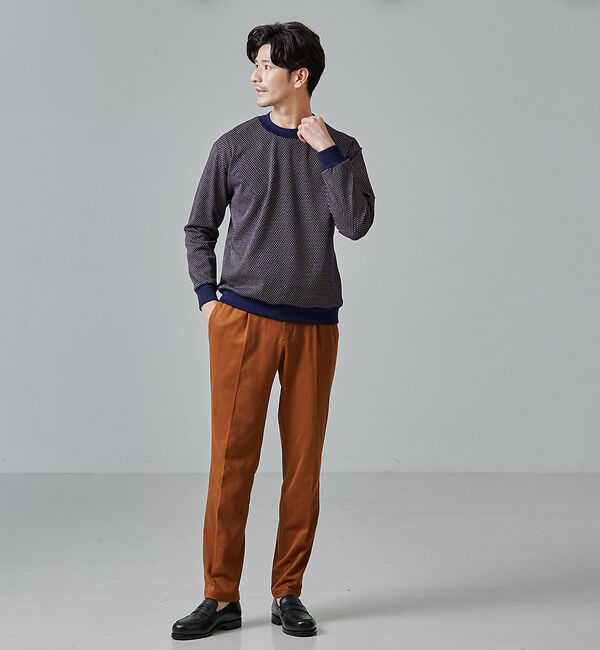 ABAHOUSE「【バイアスチェック】 プルオーバー」|スウェット・ジャージ|