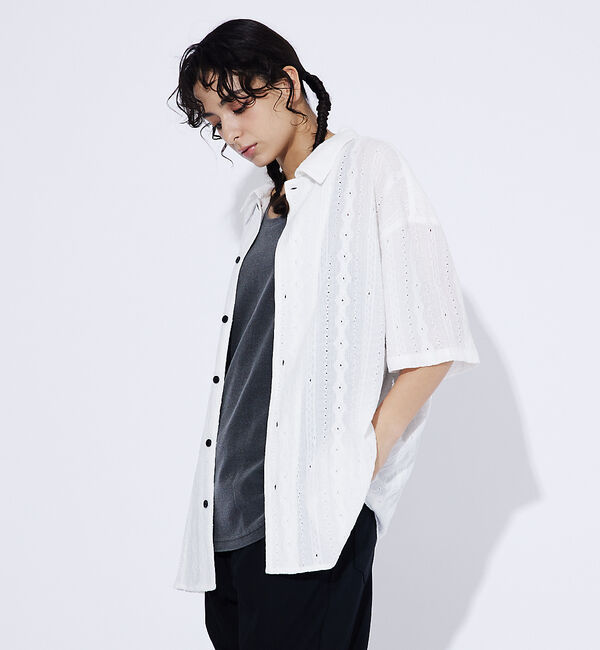 ABAHOUSE「【Revo./レボ】Relax Fit /リラックスフィット /Sheer Ja」|シャツ・ブラウス|