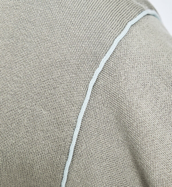 ABAHOUSE「【リバーシブルカラー】14Gコットン ニット ZIPパーカー」|パーカー|