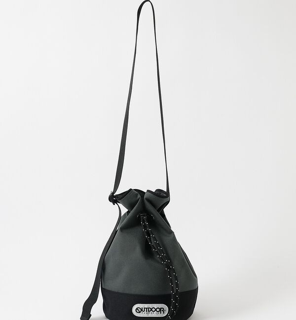 ABAHOUSE「【OUTDOOR PRODUCTS / アウトドアプロダクツ】Two Tone」|ショルダー・メッセンジャー|ブラック