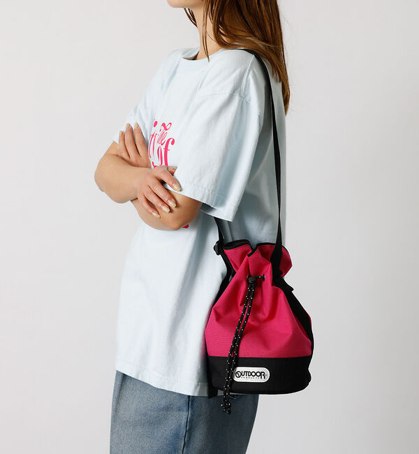 ABAHOUSE「【OUTDOOR PRODUCTS / アウトドアプロダクツ】Two Tone」|ショルダー・メッセンジャー|ピンク