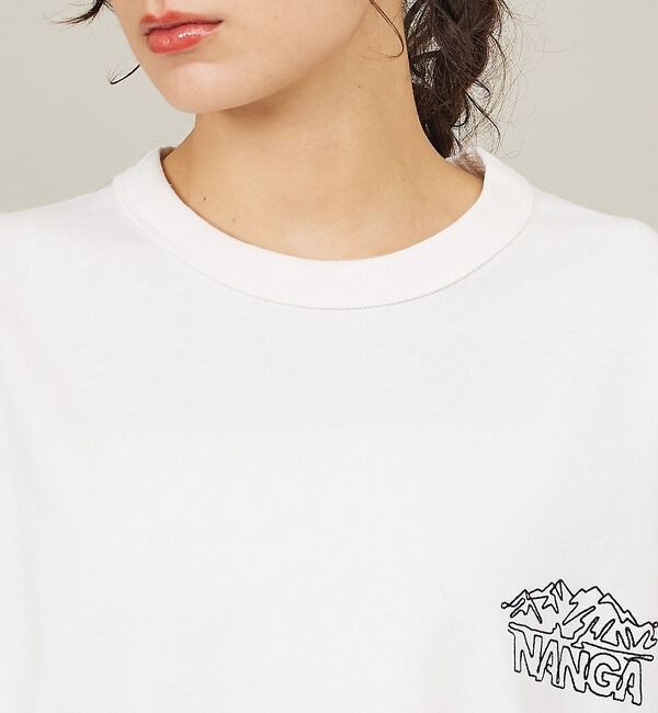 ABAHOUSE「【NANGA / ナンガ】Chest Logo T-Shirt / 胸ロゴTシャ」|Tシャツ・カットソー|