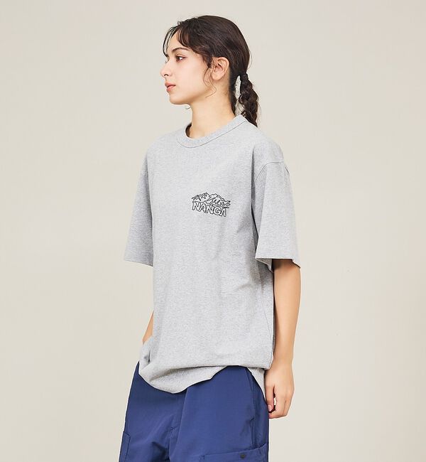 ABAHOUSE「【NANGA / ナンガ】Chest Logo T-Shirt / 胸ロゴTシャ」|Tシャツ・カットソー|