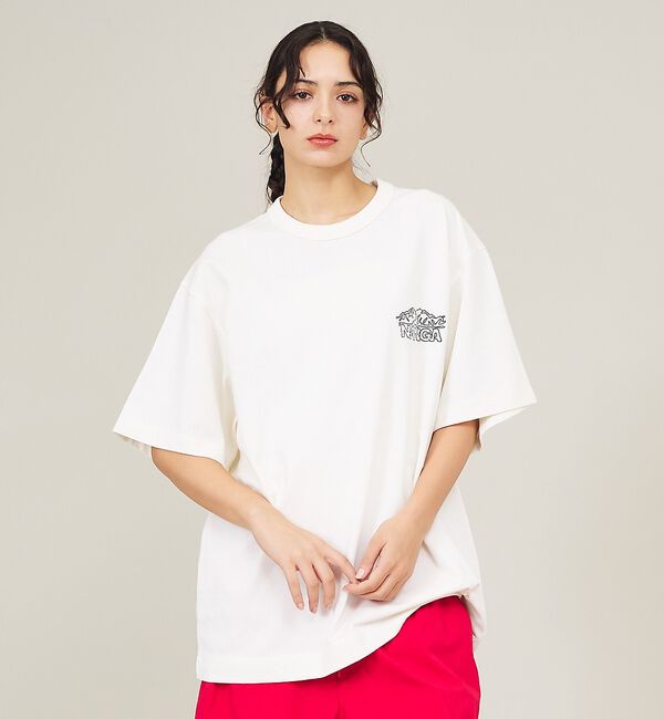 ABAHOUSE「【NANGA / ナンガ】Chest Logo T-Shirt / 胸ロゴTシャ」|Tシャツ・カットソー|