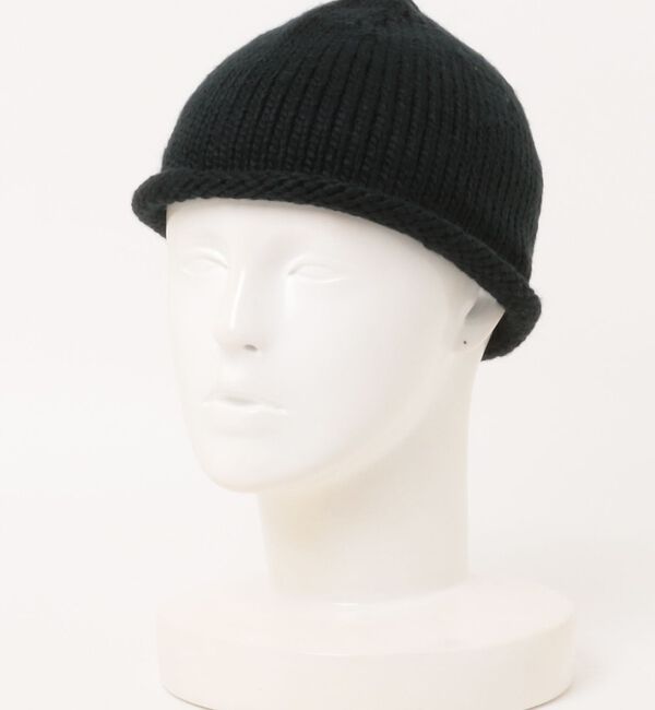 ABAHOUSE「【POLER / ポーラー】ROLL UP BEANIE / ロールアップビーニ」|その他|ブラック