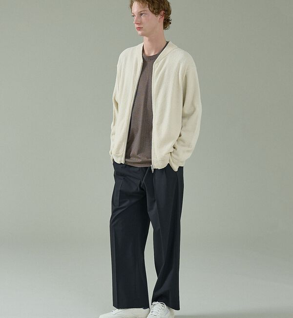 ABAHOUSE「トロストレッチ 2タック イージーワイドスラックス / ワイドパンツ」|その他|