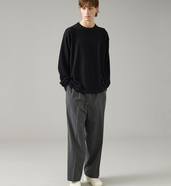 ABAHOUSE「トロストレッチ 2タック イージーワイドスラックス / ワイドパンツ」|その他|