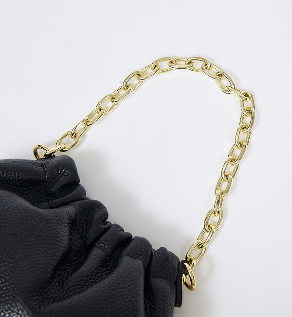 Rouge vif「【AULENTTI/オウレンティ】2WAYギャザーチェーン付ミニバッグ/ショルダ」|ショルダー・メッセンジャー|