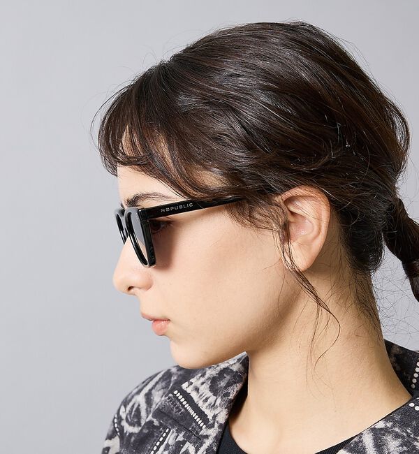 Rouge vif「【NOPUBLIC/ノーパブリック】キャッツアイサングラス/01:02/サングラ」|メガネ|