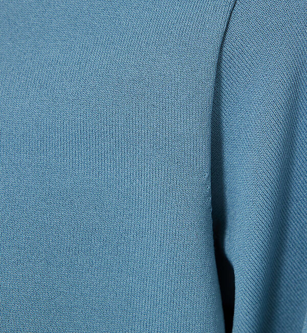 qualite「レーヨンストレッチボートネックニット」|ニット・セーター|