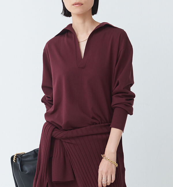 The Store by C' 「【COCUCA】スキッパープルオーバー」|ニット・セーター|