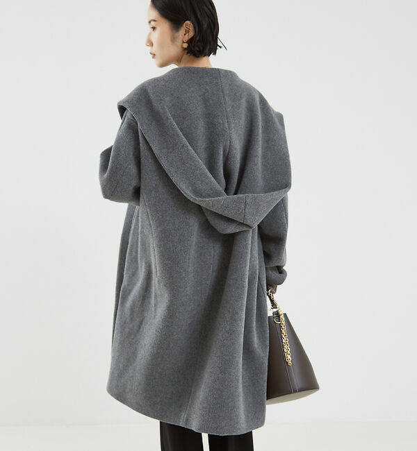 The Store by C' 「【HARUNOBUMURATA】 KAREN／ウールフーディーコート」|その他|