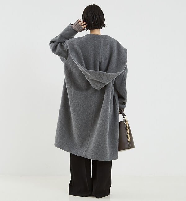 The Store by C' 「【HARUNOBUMURATA】 KAREN／ウールフーディーコート」|その他|