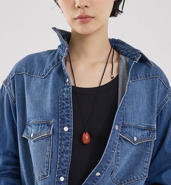 The Store by C' 「【SCHO】BIRTHDAY BABY RED JASPER NECKLACE／」|ネックレス|