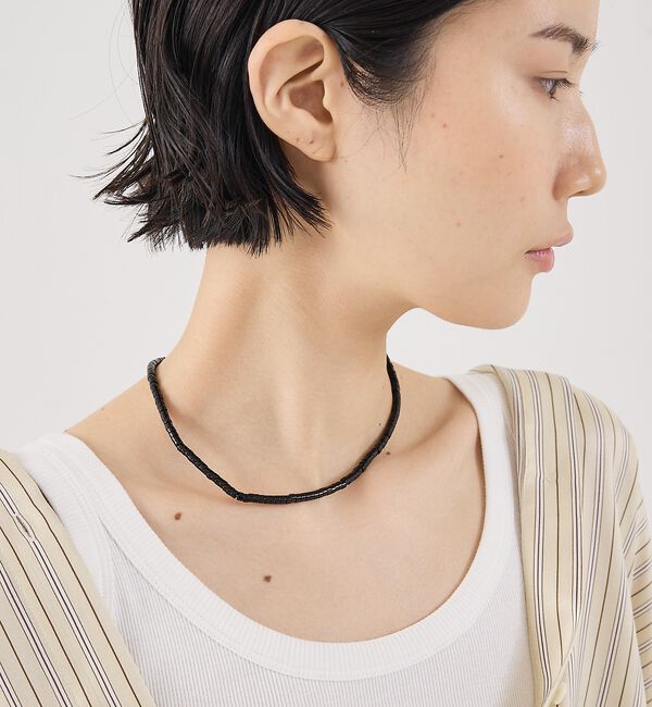 The Store by C' 「【SCHO】SERENA ONYX NECKLACE／オニキスネックレス」|ネックレス|