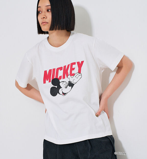 NOMINE「【GOOD ROCK SPEED】 MICKEY　/　ミッキー / プリント /」|Tシャツ・カットソー|ホワイト系その他1