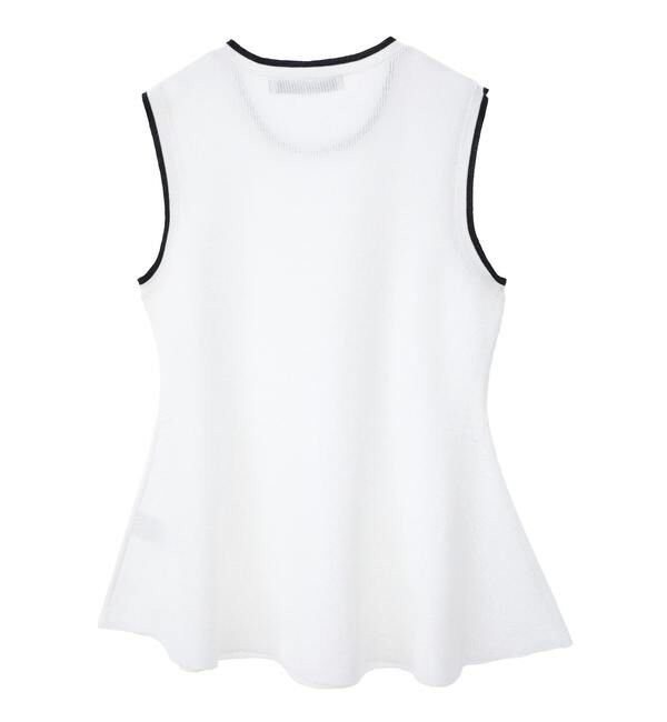 TIARA「ペプラムスリーブレスニット」|ニット・セーター|