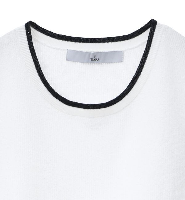 TIARA「ペプラムスリーブレスニット」|ニット・セーター|