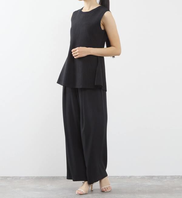 TIARA「ペプラムスリーブレスニット」|ニット・セーター|