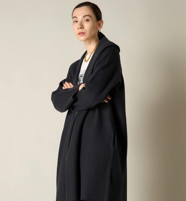 Liesse「圧縮ウールニットコート」|カーディガン|