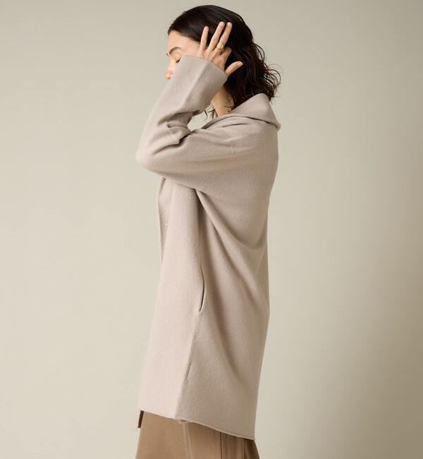 Liesse「圧縮ウールニットコート」|カーディガン|