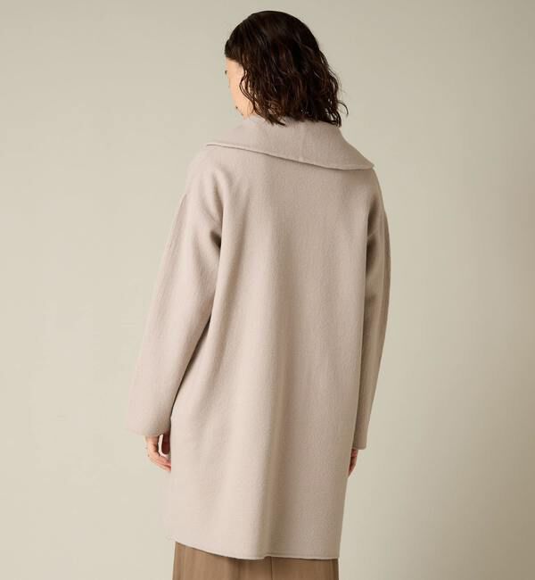 Liesse「圧縮ウールニットコート」|カーディガン|