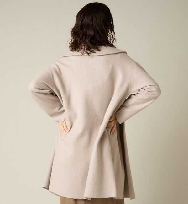 Liesse「圧縮ウールニットコート」|カーディガン|