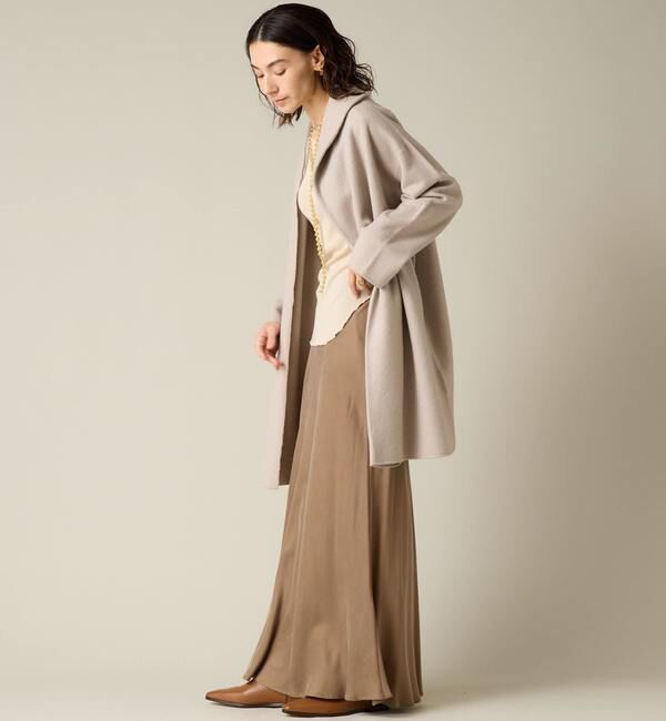 Liesse「圧縮ウールニットコート」|カーディガン|