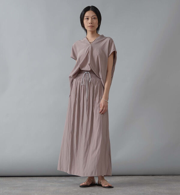 Liesse「シャーリングナロースカート」|スカート|