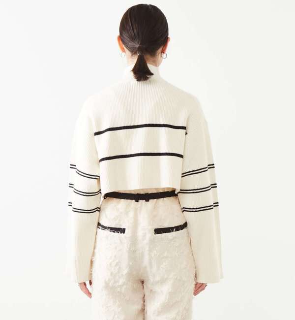 Soffitto「2WAYボーダーニット」|ニット・セーター|