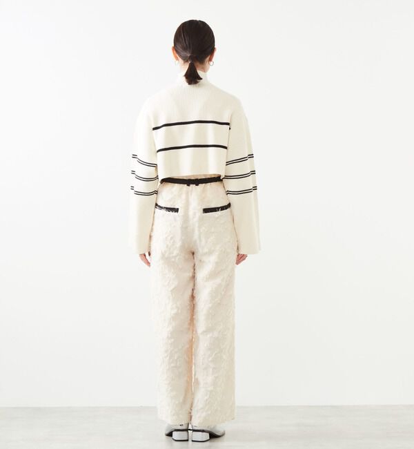 Soffitto「2WAYボーダーニット」|ニット・セーター|