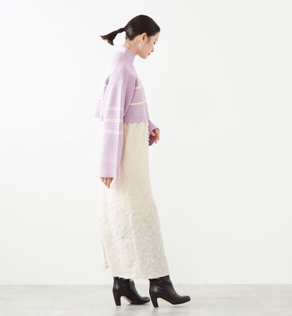 Soffitto「2WAYボーダーニット」|ニット・セーター|