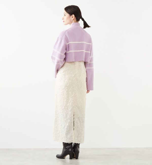 Soffitto「2WAYボーダーニット」|ニット・セーター|