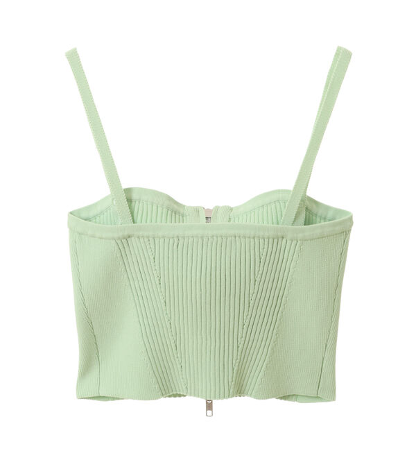 Soffitto「ジップ開きニットビスチェ」|ニット・セーター|