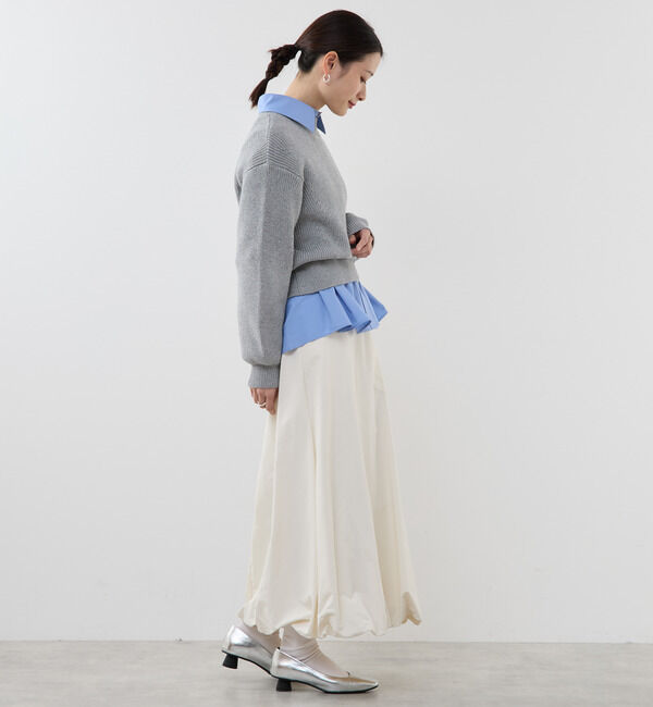 Soffitto「片畦編みニット」|ニット・セーター|