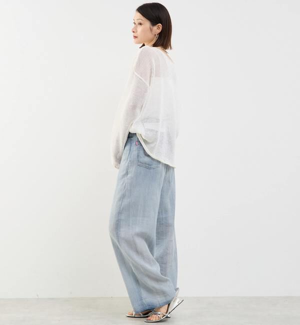 Soffitto「リネン混ボートネックシアーニット」|ニット・セーター|