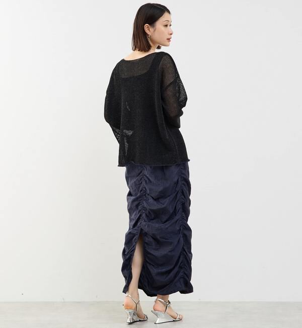 Soffitto「リネン混ボートネックシアーニット」|ニット・セーター|