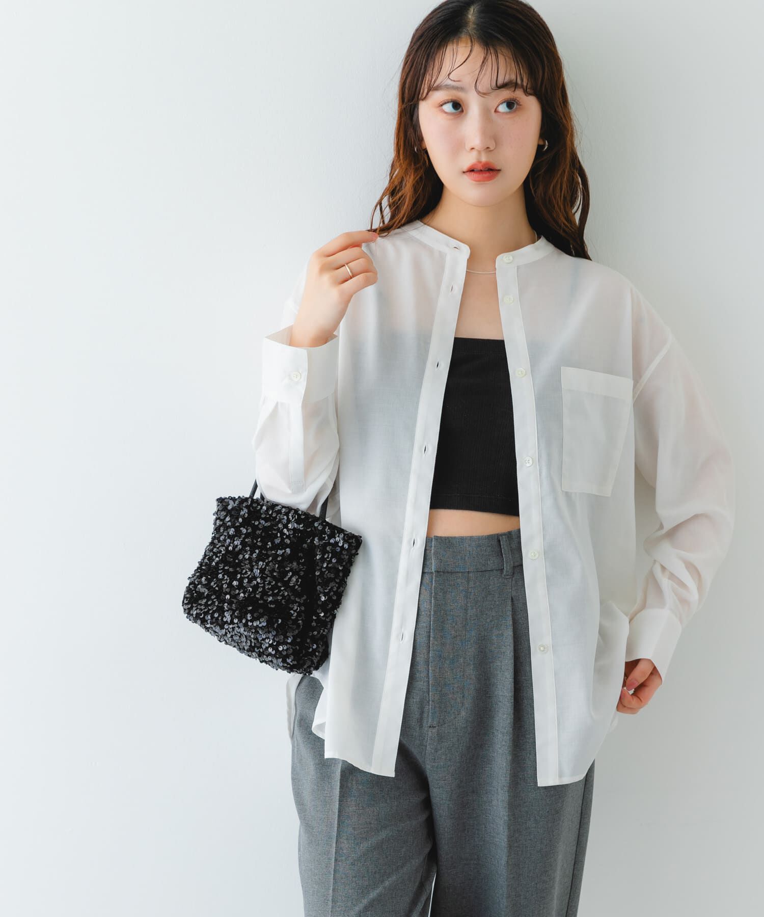 RODE SKO「チェーン付きスパンコールバッグ」|ショルダー・メッセンジャー|