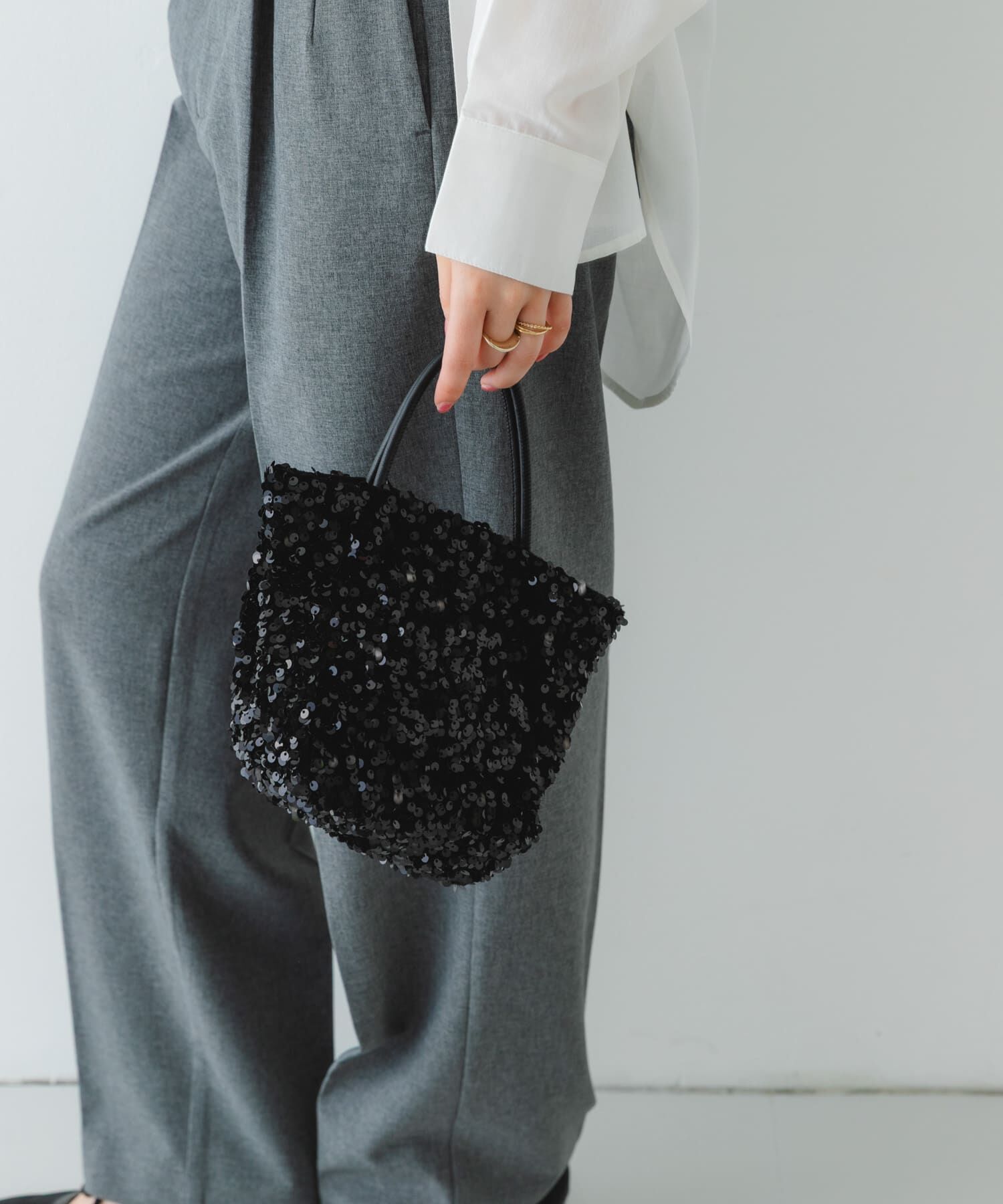 RODE SKO「チェーン付きスパンコールバッグ」|ショルダー・メッセンジャー|