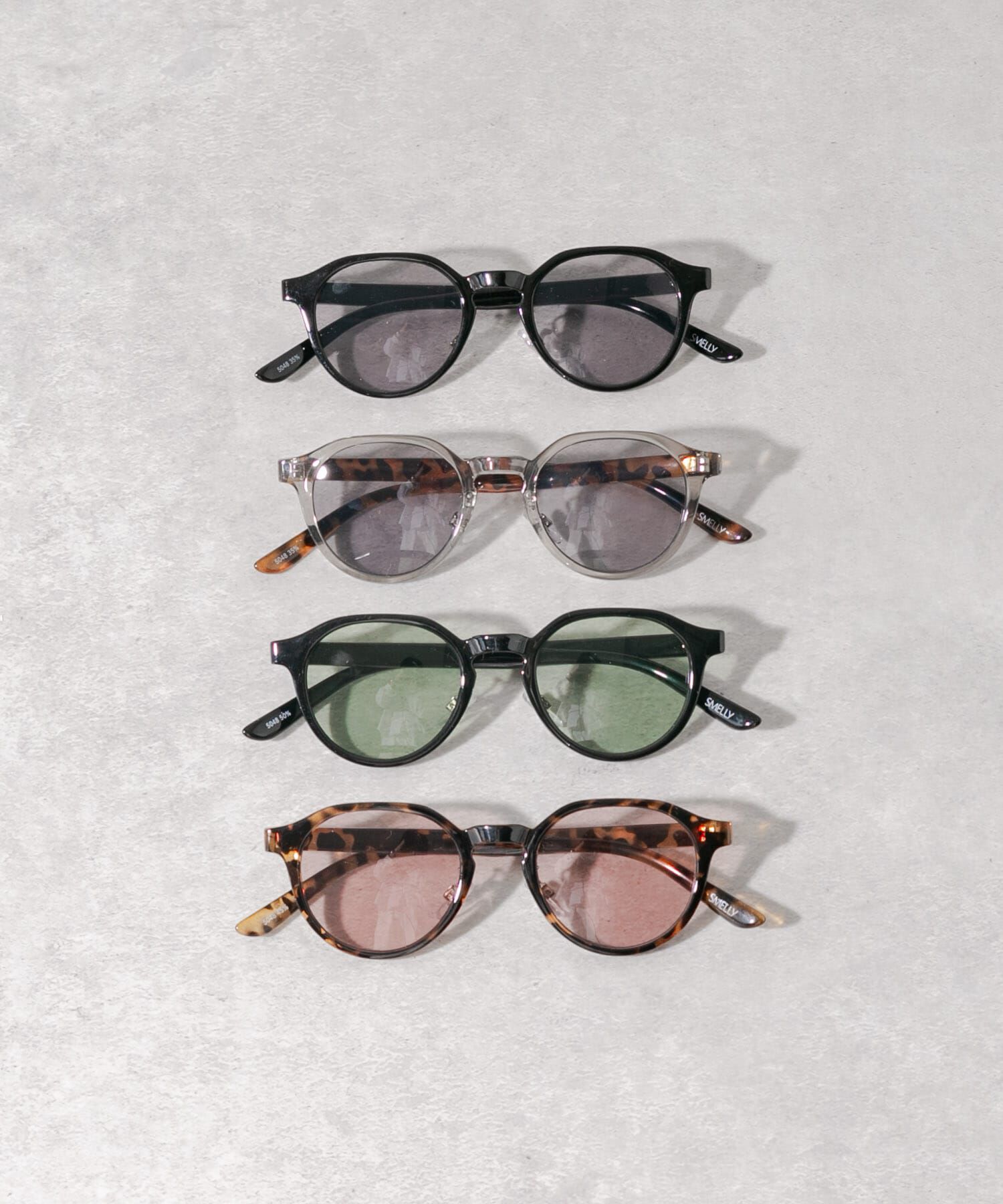 SMELLY「ボストンシェイプサングラス」|メガネ|
